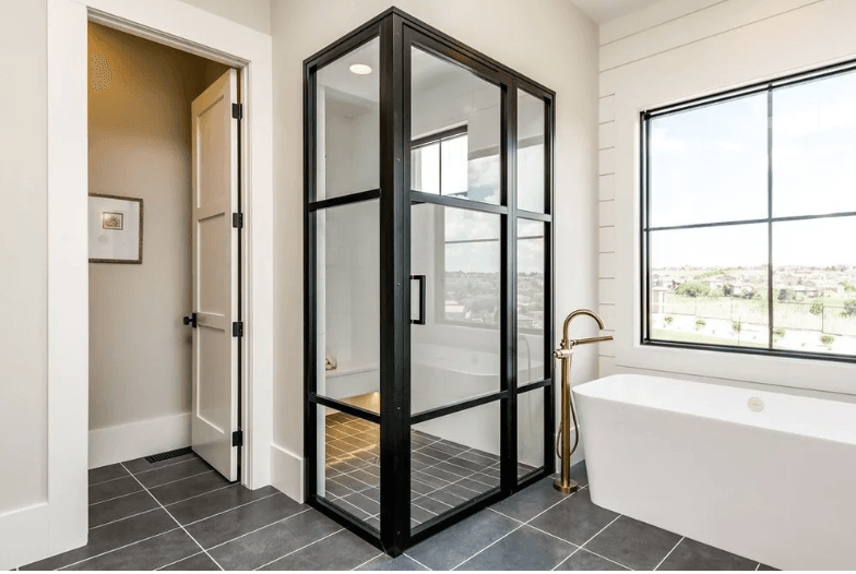 Glass grid pattern example showcasing modern design